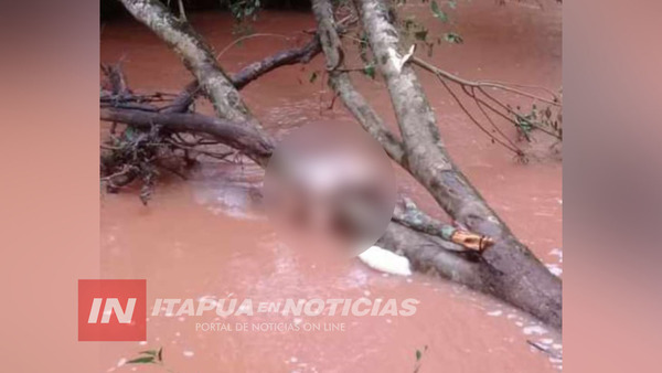 HALLAN CUERPO DE UN HOMBRE EN UN ARROYO DE CAPITÁN MIRANDA.