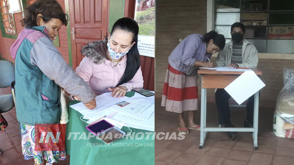 GESTIONAN ANTE EL INDI ASISTENCIA A FAMILIAS INDÍGENAS DE ITAPÚA