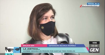 Abogada apelará prisión preventiva para hombre por robo de pomelos