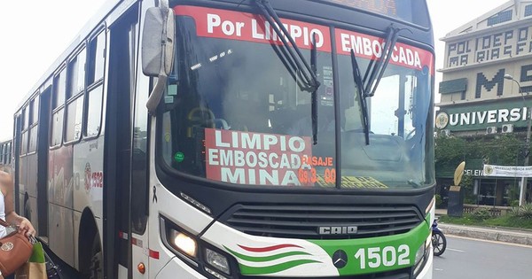 Chofer cobró G. 5.000 el pasaje y empresa de bus se expone a una multa