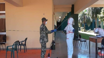 La otra cara: militares son obligados a trabajar en albergues sin protección suficiente