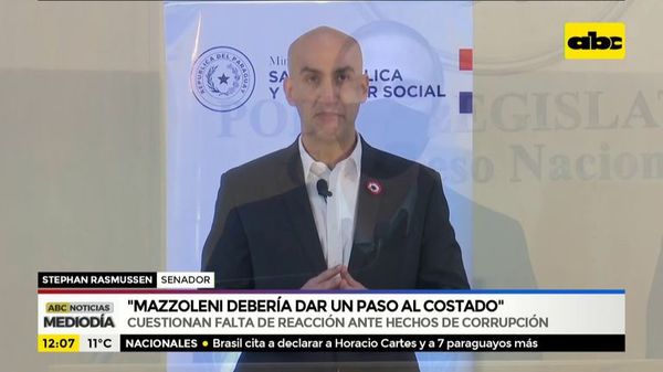 “Mazzoleni debería dar un paso al costado” - ABC Noticias - ABC Color