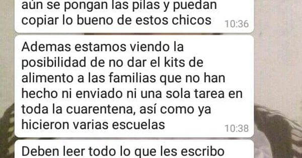 “Sin tareas, no hay paraíso”: condicionan kits de alimentos en escuela de Itauguá