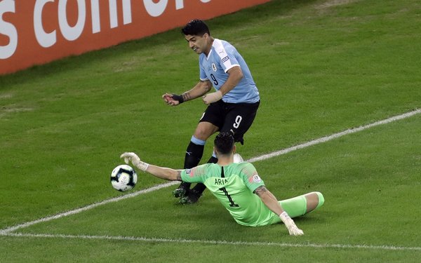 La mano que se le sanciona al arquero