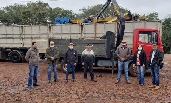 En plena pandemia, Minga Porã festeja llegada de primeras máquinas para su fábrica de autopartes