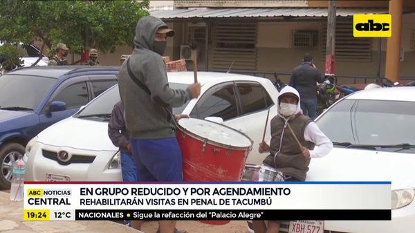 Visitas en cárceles, en grupo reducido y por agendamiento - ABC Noticias - ABC Color