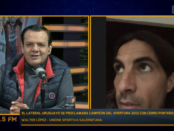 Walter López recuerda su paso por el fútbol paraguayo