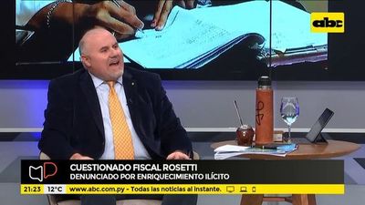 Cuestionado fiscal Rosetti, en la mira - Mesa de Periodistas - ABC Color
