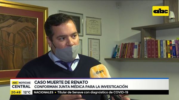 Conforman junta médica para investigación del caso Renato - ABC Noticias - ABC Color