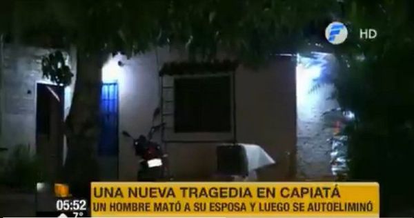 FEMINICIDIO EN CAPIATÁ: MATÓ A SU ESPOSA A PUÑALADAS FRENTE A SU NIETO