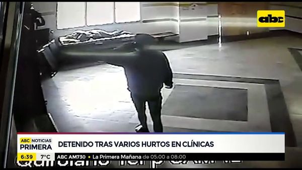 Detenido tras varios hurtos en Clínicas - ABC Noticias - ABC Color