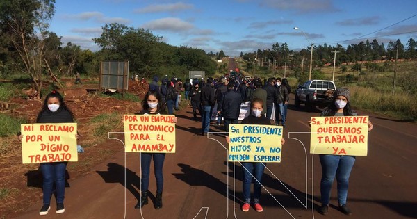 Trabajadores de frigorífico cierran Ruta PY-05  en protesta contra Conacom