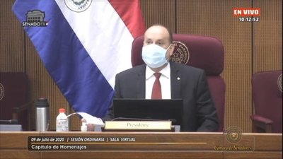 Desmienten que presidente del Senado haya dado positivo al test del Covid-19 - ADN Paraguayo