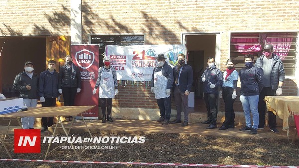 GRAN ALMUERZO SOLIDARIO PARA 600 PERSONAS EN JARDIN DEL SUR- CAMBYRETÁ