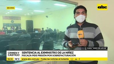 Sentencia al exministro de la niñez por sobrefacturación - Crimen y castigo - ABC Color