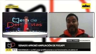 Senado aprobó ampliación de Fogapy - Mesa de Periodistas - ABC Color