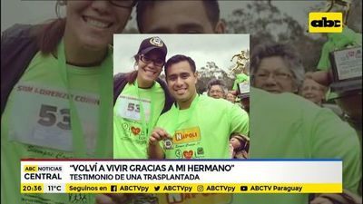 “Volví a vivir gracias a mi hermano” - ABC Noticias - ABC Color