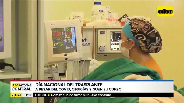 Día nacional del trasplante: A pesar del COVID, continúan cirugías - ABC Noticias - ABC Color