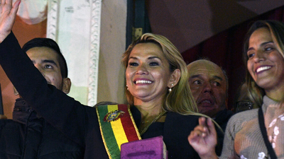 La presidenta interina de Bolivia, Jeanine Áñez, dio positivo por coronavirus