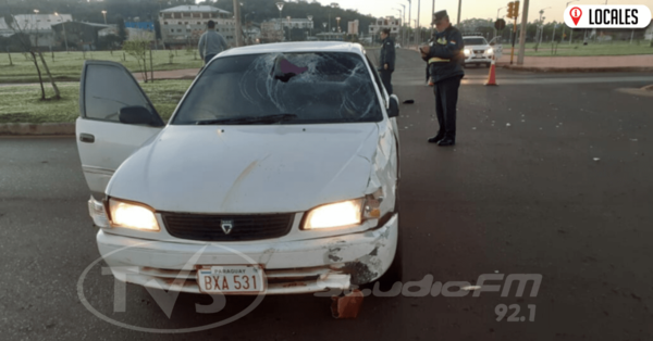 Dos personas heridas tras un accidente de tránsito en Encarnación