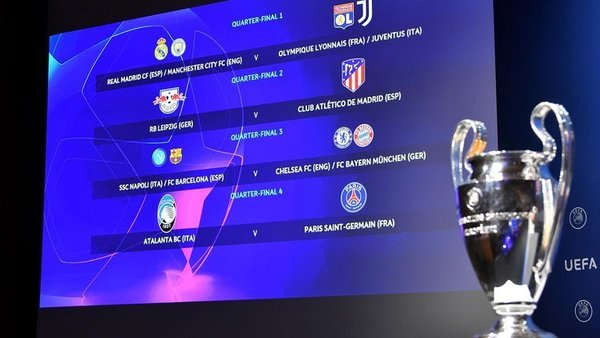 Champions League 2019/2020: cómo quedaron los cruces de cuartos de final y los que están por definirse - ADN Paraguayo