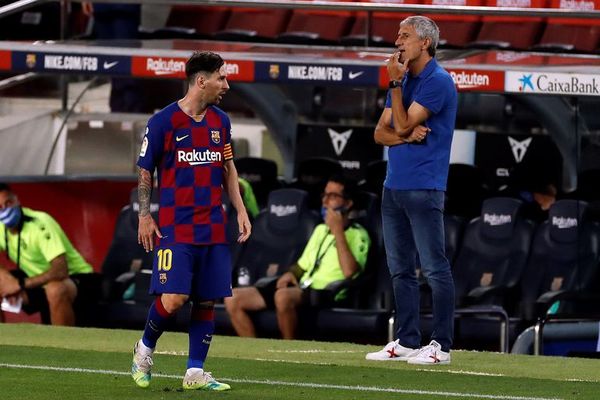 Setién y la revancha de Champions sin público: “es una desventaja” - Fútbol - ABC Color