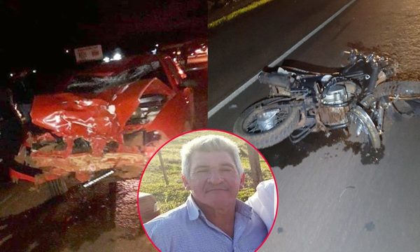 Un motociclista muere arrollado  por automóvil sobre Ruta Py 06 – Diario TNPRESS