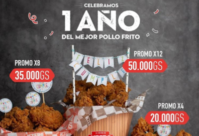 El mejor pollo frito del país cumple 1 año