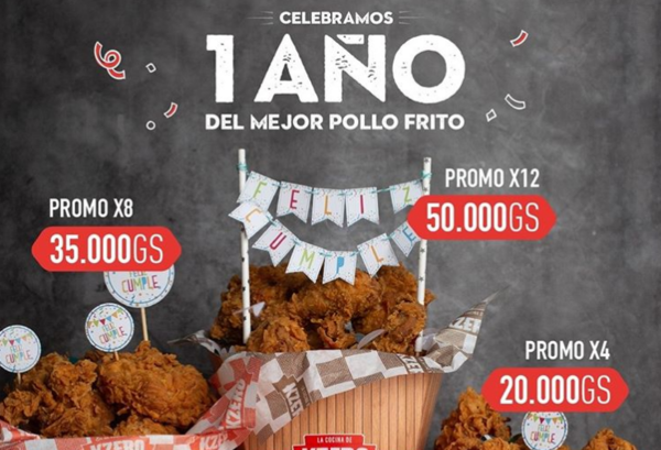 El mejor pollo frito del país cumple 1 año