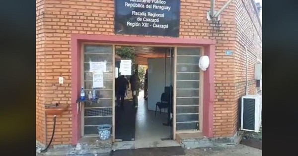 Caazapá: Derrumbe en sede de la Fiscalía deja tres heridos