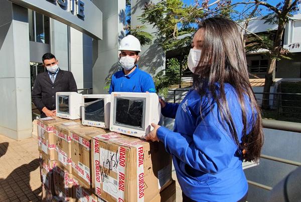Gobernación dona 13 monitores al Hospital Integrado de CDE