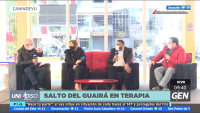 HOY / Gobernador de Canindeyú César Ramírez y la diputada Cristina Villalba: “Salto del Guairá en terapia”