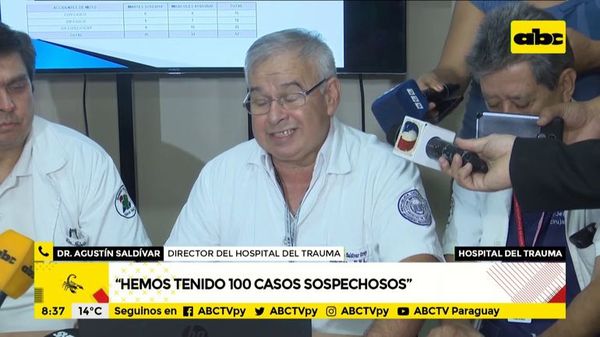 Hospital del Trauma: de 15.032 pacientes, solo 2 positivos de COVID-19 en 16 semanas - ABC Noticias - ABC Color