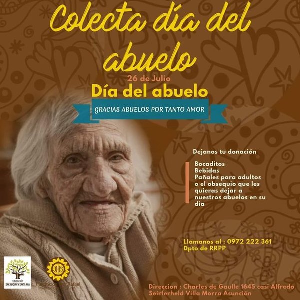 La Fundación San Rafael realiza una colecta por el Día del abuelo » Ñanduti