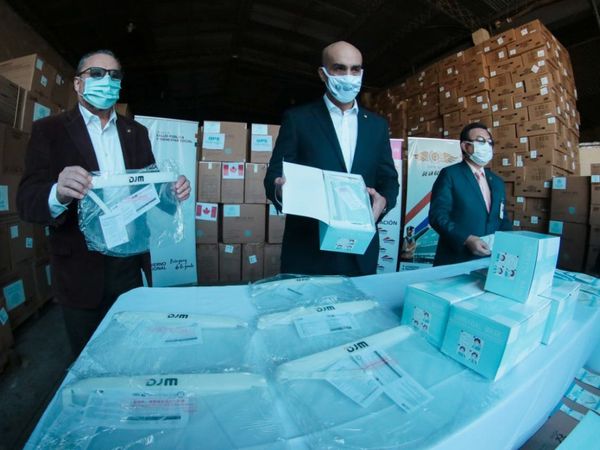 Ministerio de Salud recibe donación de insumos médicos