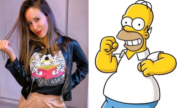 Patty Orué habló con “Homero Simpson”
