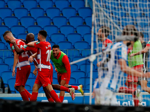 Granada vence a Real Sociedad y se acerca a la Europa League