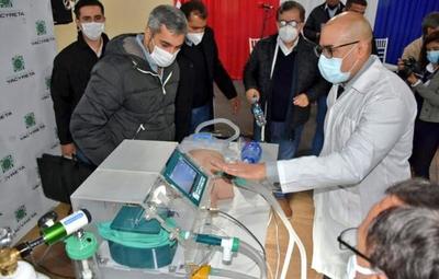 Yacyreta presenta prototipo de "respirador de emergencia"