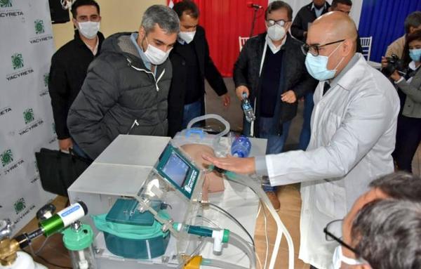 Yacyreta presenta prototipo de "respirador de emergencia"