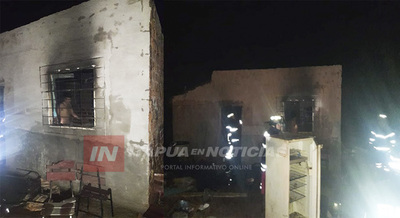 INCENDIO CONSUME HUMILDE VIVIENDA EN SAN ANTONIO YPEKURU