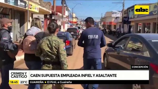 Caen supuesta empleada infiel y asaltante - Crimen y castigo - ABC Color