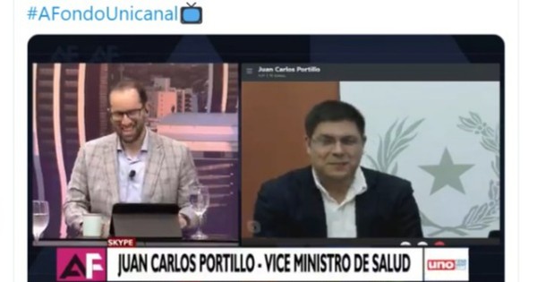 Como en una tarde de verano, hicieron sudar al viceministro de Salud en programa de Unicanal