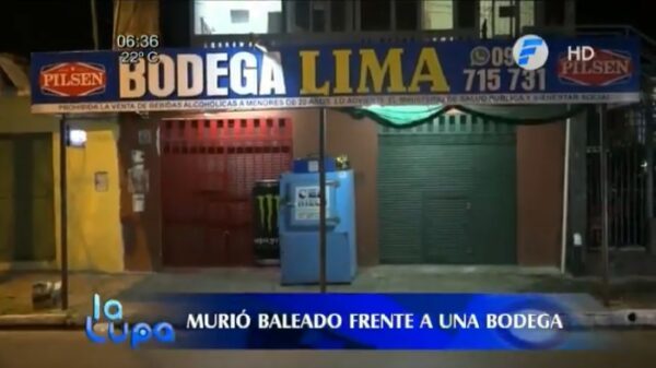 Balean a un hombre frente a una bodega en Lambaré