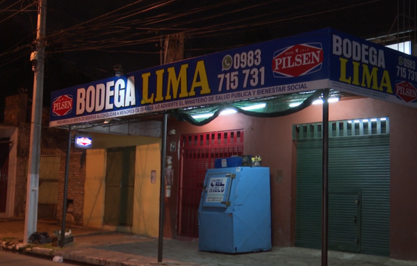 Hombre fue asesinado frente a una bodega en Lambaré