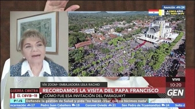 HOY / Leila Rachid, Embajadora, recordamos la visita del Papa Francisco
