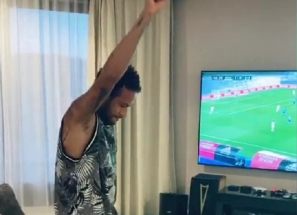 Baile de Neymar tras gol del Real enciende las redes