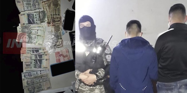 LINCES DETIENEN A DOS PRESUNTOS MICROTRÁFICANTES EN EL BARRIO SAN PEDRO