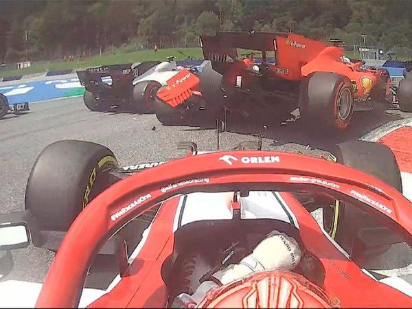 Leclerc asume la culpa tras insólito incidente con Vettel
