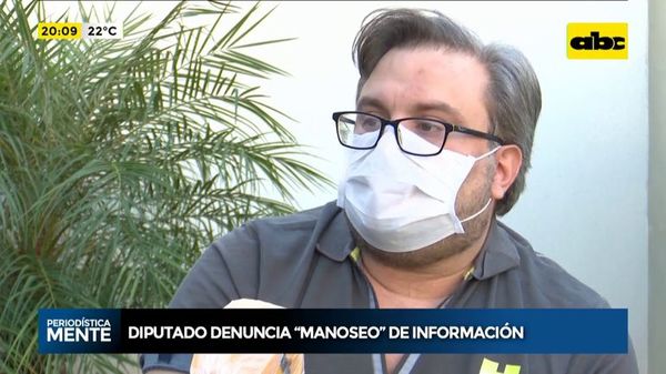 Diputado denuncia “manoseo” de resultados a prueba COVID-19 - Periodísticamente - ABC Color