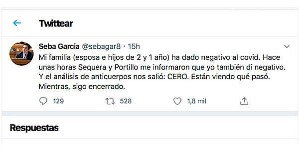 “Vigilancia de la Salud de manera informal divulgó mi resultado”